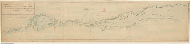 Sketch of the River St Lawrence from Montreal to the island of St Barnaby on the south side, and the islands of Jeremy on the north side of the river, by order of his Excellency James Murray Esqr Governor of Quebec &ca by Capt. Montresor. [1760] [cartographic material] John Mackelean. [1760].