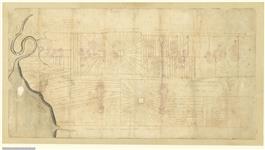 (Plan du fief et seigneurie Notre-Dame-des-Anges ou Charlesboug Royal) [document cartographique] 1754(1823).
