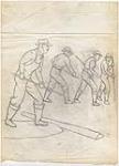 Sketch of Four Male Log Drivers n.d.