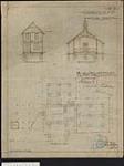 Lunenburg, N.S. Marine Hospital. Foundation plan, sections 1879