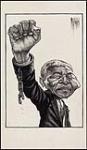 Untitled - Portrait of Nelson Mandela unchained May 3, 1994