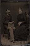 Portrait of photographer Alfred Ringuet and his wife 1860-1950