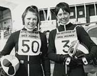 Betsy Clifford and Nancy Greene at the 1968 Winter Olympics February 1968