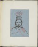[First Nations man at Brantford]. Original title: Indian at Brantford September 14, 1860.