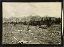 Near Jasper at end of Alberta-BC boundary survey 1924