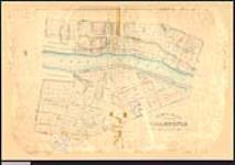 Plan showing the town plot of Caledonia, township of Seneca, exhibiting the boundaries of the different claimants. / James Kirkpatrick, P.L.S 1845.