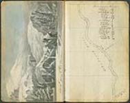 Map of route along part of the Athabasca River 17 March 1820.