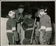 [Youth boys playing hockey] [ca. 1970]
