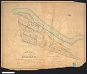 Plan of the town plot of Indiana, township of Seneca, exhibiting the boundaries of the different claimants. / James Kirkpatrick, P.L.S 1845.