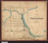 Plan of town plot of Sheguiandah, Sheguiandah Township, Manitoulin Island, Ontario 1867.
