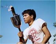 [Torchbearer [William Merasty] for the 1967 Pan American Games] [between 1900-1976]