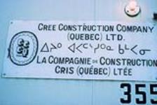 [Cree Construction Company (Quebec) Ltd. Sign]