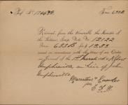 UMPHREVILLE, Robert (An heir of John Umphreville) - Scrip number 12122 - Amount 13.33$ [1888]