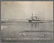 U.S. Revenue cutter, Thetis, in the Bering Sea ice [between 1889-1942]