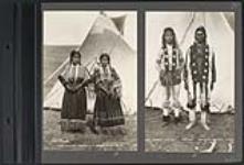 [Photographs of Tsuut'ina women and Nakoda men] [ca. 1870-1910]