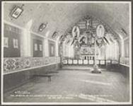 Interior view of R.C. [Roman Catholic] Church at Fort Good Hope on the Arctic Circle N.W.T 1901.