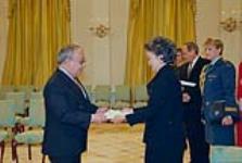 Ambassador of Portugal (JOSE PACHECO LUIS GOMES) presentation Credentials to the Governor General Adrienne Clarkson 5 March 2001.