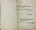 Plaintiff's motion to amend preliminary act and statement of claim 10 February 1915