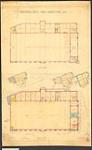 Proposed drill shed, Brantford, Ont. [First Floor Plan, Ground Plan.] [architectural drawing] 1889