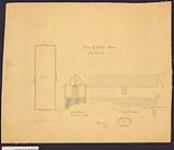 Item 2  Plan 19 - "Mine and Shell Store, Cole Island, Plan, Cross Section and side elevation" Location D4252F1  