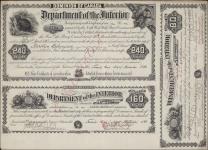 LAFOURNAISE, Napoléon (Son of Agathe and Elzéar Lafournaise) - Scrip number 2784 - Amount 240.00$ - Certificate number NWT 1886/09/23