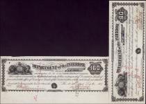 BLOOMFIELD, Zacharias - Scrip number 3538 - Amount 240.00$ - Certificate number 1384 A 1887/09/30