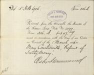 COURTEOREILLE, Mary (Refund of Treaty Money) - Scrip number 11177 - Amount 47.00$ 27 August 1886