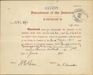 SWANSTON, Margaret Frances - Scrip number A 4630 and A 5641 1 June 1901
