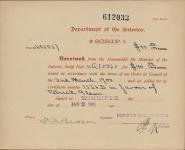 GLENN, Patrick - Scrip number A 25363 - Amount 40.00$ 25 January 1901