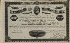 Grantee - Lowrie, Thomas - Private - "E" Company Halifax Provisional Battalion 26 October 1885