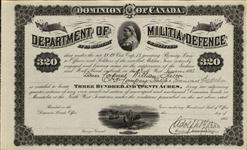 Grantee - Hesson, William - Lance Corporal - "F" Company Halifax Provisional Battalion 26 October 1885
