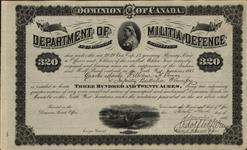 Grantee - Bruce, William H. - Quarter Master - Infantry Battalion Winnipeg 23 November 1885