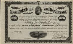 Grantee - Rowe, John Alexander - Captain - "A" Company Infantry Battalion Winnipeg 23 November 1885