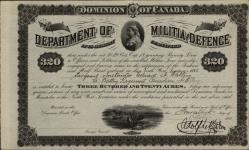 Grantee - Walling, Edward H. - Sergeant Instructor - "A" Battery Regiment Canadian Artillery 14 October 1885