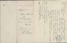Hamilton, William C. of Winnipeg, Manitoba, Esquire to Ardagh, William Davis of Winnipeg, Manitoba, Land Agent 23 March-3 May 1882