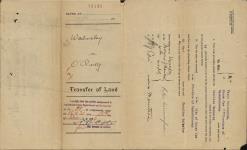 Walmsley, Caroline of Buffalo Lake, Alberta to O'Reilly, Henry Harcourt of Winnipeg, Manitoba, Banker 29 May-18 December 1906