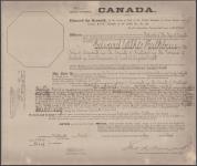 [Patent no. 12814, sale no. 86.5] 13 March 1901 (1 November 1892)