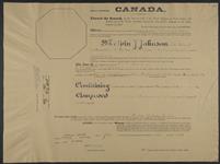 [Patent no. 15799, sale no. 94] 9 July 1909 (6 May 1907)