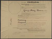 [Patent no. 15919, sale no. 429] 9 November 1909 (16 June 1902)