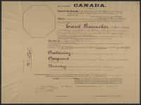 [Patent no. 15920, sale no. 128] 10 November 1909 (16 November 1898)