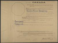 [Patent no. 17822, sale no. 4225] 21 November 1916 (21 March 1907)