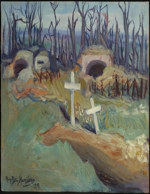 Bois de Farbus, emplacements de fusils, Plateau de Vimy 1919