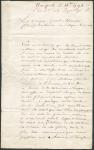 Lettre [d'Edmond-Charles] Genêt, New York, à [Joseph] Nancrède, Boston : sympathies à la suite de la mort de [Brissot, guillotiné en octobre]; courte note de L.A. Pichon [Octobre] 1793