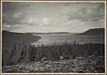 View from Sunday Hill, showing (left to right) Porter's Point, Ticoralak Head, Lesters Point 3 July - 2 September 1923.