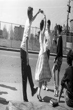 [People dancing on the street] 1958.
