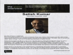 Kumar, Satish. Spirituality and ecology December 2009