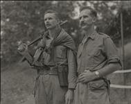 Lieutenant H.R. Gardner and Corporal Karl E. Fowler, Royal Canadian Regiment patrol members who captured communist prisoners n.d. (1952 ?)