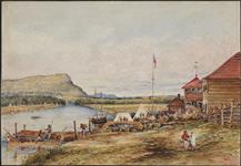 Fort William, Lake Superior at the Mouth of the Kamanistiquia River July 1857.