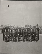 [Group photo of Canada House staff on the roof of the building] [between 1944-1945]
