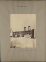 [Full page] Victoria Bridge - [Segment of bridge under construction in winter] ca. 1854-1859.